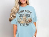 Mama Needs Jesus & Coffee Digital Design Other, Christian Mom Life Sublimation, Vintage Faith Based Gift for Her thumbnail 4