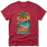 Palm Tree Christmas ~ Comfort Colors Premium Tee thumbnail 2