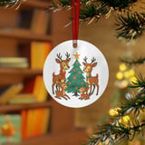 Vintage Reindeer Family Ornament thumbnail 2