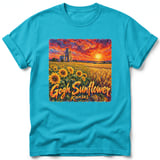 Gogh Sunflower ~ Comfort Colors Premium Tee thumbnail 5
