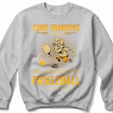 Pickleball Gildan Crewneck Sweatshirt, Some Grandpas Take Naps Real Grandpas Play Pickleball (Then Take a Nap), Court Warm Up thumbnail 7