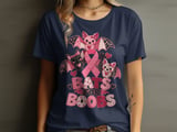 Faux Patchwork Bats For Boobs Tee thumbnail 14