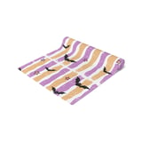 Halloween Bat Pillow Cover & Table Runner, Spooky Distressed Purple Orange Stripe Star Fall Decor, Whimsical Home Decor thumbnail 14