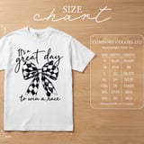 Checkered Bow Race Day T-Shirt, Great Day to Win a Race Tee, Trendy Coquette Racing Shirt, Speedway Car Girl Shirt, Race Mom Gift thumbnail 3