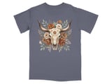 Artisan Floral Skull T-Shirt thumbnail 2