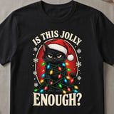 Jolly Enough Grumpy Cat T-Shirt thumbnail 1