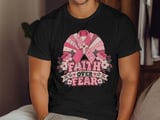 Faux Patchwork Faith Over Fear Tee thumbnail 15