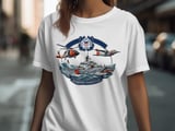 U.S. Coast Guard Semper Paratus T-Shirt | Patriotic Military Service Tee | USCG Apparel Gift for Veteran Father Marine Brother thumbnail 2