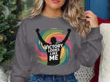 Cancer fighting t-shirt, Victory Looks Like Me, Survivor shirt, Cancer awareness shirt, Motivational tee, Inspirational gift, Cancer support thumbnail 5