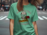 Skull Tattoo T-Shirt, Rose Tattoo, Funny Tattoo Tee, National Tattoo Day Gift, Tattoo Lover Shirt, Tattoo Artist Present, Skull TShirt thumbnail 7