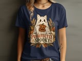 Purrfectly Spooky Ghost Cat Tee or Sweatshirt thumbnail 13