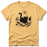 Bookish Black Cat Tee thumbnail 14