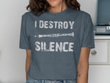 I Destroy Silence Oboe Graphic Tee thumbnail 11
