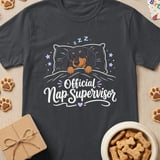 Official Nap Supervisor Dachshund Tee thumbnail 1