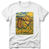 Gogh Horse Girl ~ Comfort Colors Premium Tee thumbnail 9