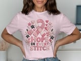 Faux Patchwork Hope In Every Stitch Tee thumbnail 7
