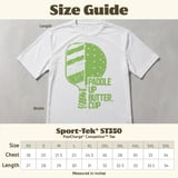 Pickleball Sport-Tek Performance Tee, Paddle Up Butter, Cup, Moisture-Wicking Court Apparel thumbnail 12