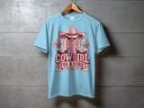 Faux Patchwork Cowgirl For A Cure Tee thumbnail 9