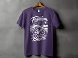 Freedom Is Riding a Bicycle | Road Bike T-Shirt thumbnail 5