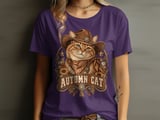 Autumn Cat Cowboy Tee or Sweatshirt thumbnail 15