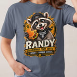 Randy Food Critic Raccoon Tee thumbnail 6