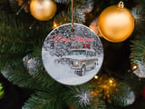 Grand Wagoneer Ornament, Waggy Christmas, Car Ornament, Classic Car, Merry Christmas, Wagoneer Lover Gift, Car Gift, Car in Snow thumbnail 2