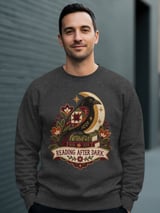 Reading After Dark Tee or Sweatshirt, Faux Patchwork Design thumbnail 11