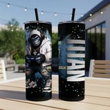 20oz Skinny Tumbler with Straw, Gorilla Gamer Tumbler, Gaming Cup, Video Game Gift for Boys and Teens thumbnail 8