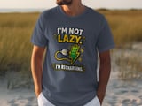 I'm Not Lazy I'm Recharging Tee thumbnail 2