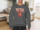 New Valve Full Heart T-Shirt: Anatomical Gear Design, Heart Surgery Recovery, Cardiac Survivor thumbnail 10