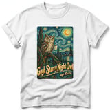 Gogh Starry Night Owl ~ Comfort Colors Premium Tee thumbnail 9