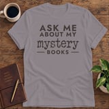Ask Me About My Mystery Books Softstyle Tee thumbnail 5