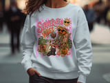 Summerween Vibes Shirt, Spooky Summer Pumpkin Skeleton Beach Cat Hoodie, Halloween Vacation Aesthetic Sweatshirt, Cute Beach Goth T-Shirt thumbnail 6