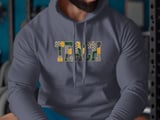 Male Teacher Sweatshirt, Retro Teach Shirt for Men, Faux Stitched Varsity Teacher Hoodie, Back to School Teacher Appreciation Gift for Him thumbnail 16