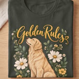 Golden Rules Golden Retriever Tee thumbnail 9