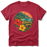 Hibiscus Hues ~ Comfort Colors Premium Tee thumbnail 2