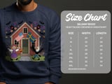 Swedish American Halloween Sweatshirt and T-shirts, Halloween Bats, Eagle, Halloween Girl, Halloween Flags, Trick or Treat, Halloween House thumbnail 6