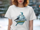 Moisturizer Enthusiast T-Shirt, Superhero Humor Tee, 24 7 Application Squad Shirt, Funny Skincare T-Shirt, Novelty Gift Idea thumbnail 2