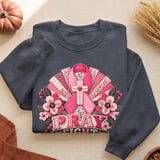 Pray Fight Believe Patchwork Tee thumbnail 7