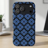 Blue Geometric Clover MagSafe® Phone Case  thumbnail 3