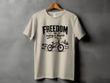 Freedom Is Riding a Bicycle | BMX T-Shirt thumbnail 13