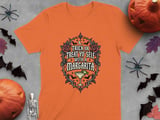 Trick Or Treat Yo Self Margarita T-Shirt thumbnail 3