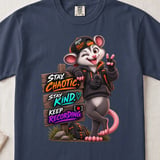 Stay Chaotic Parker the Possum Tee thumbnail 3