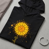 Pickleball Sport-Tek Performance Hood, pickleball Sunflower Design, Lightweight Hoodie for Sun Defense and Court Warm-Ups thumbnail 7
