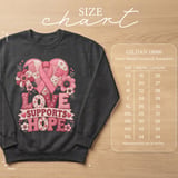 Love Supports Hope Faux Patchwork Tee thumbnail 22
