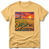 Gogh Sunflower ~ Comfort Colors Premium Tee thumbnail 7
