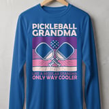 Pickleball Sport-Tek Long Sleeve Tee, Pickleball Grandma Like a Regular Grandma Only Way Cooler, Sun Shield Shirt thumbnail 6