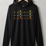 Pickleball Sport-Tek Performance Hood, Pickleball Heartbeat Lifeline Paddle Pulse, Lightweight Hoodie thumbnail 1