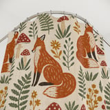Whimsical Woodland Fox Shower Curtain thumbnail 6
