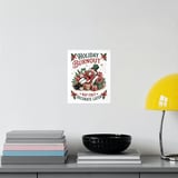 Nutcrack Poster: Holiday Burnout  Funny Christmas Decor, Framed Poster thumbnail 12